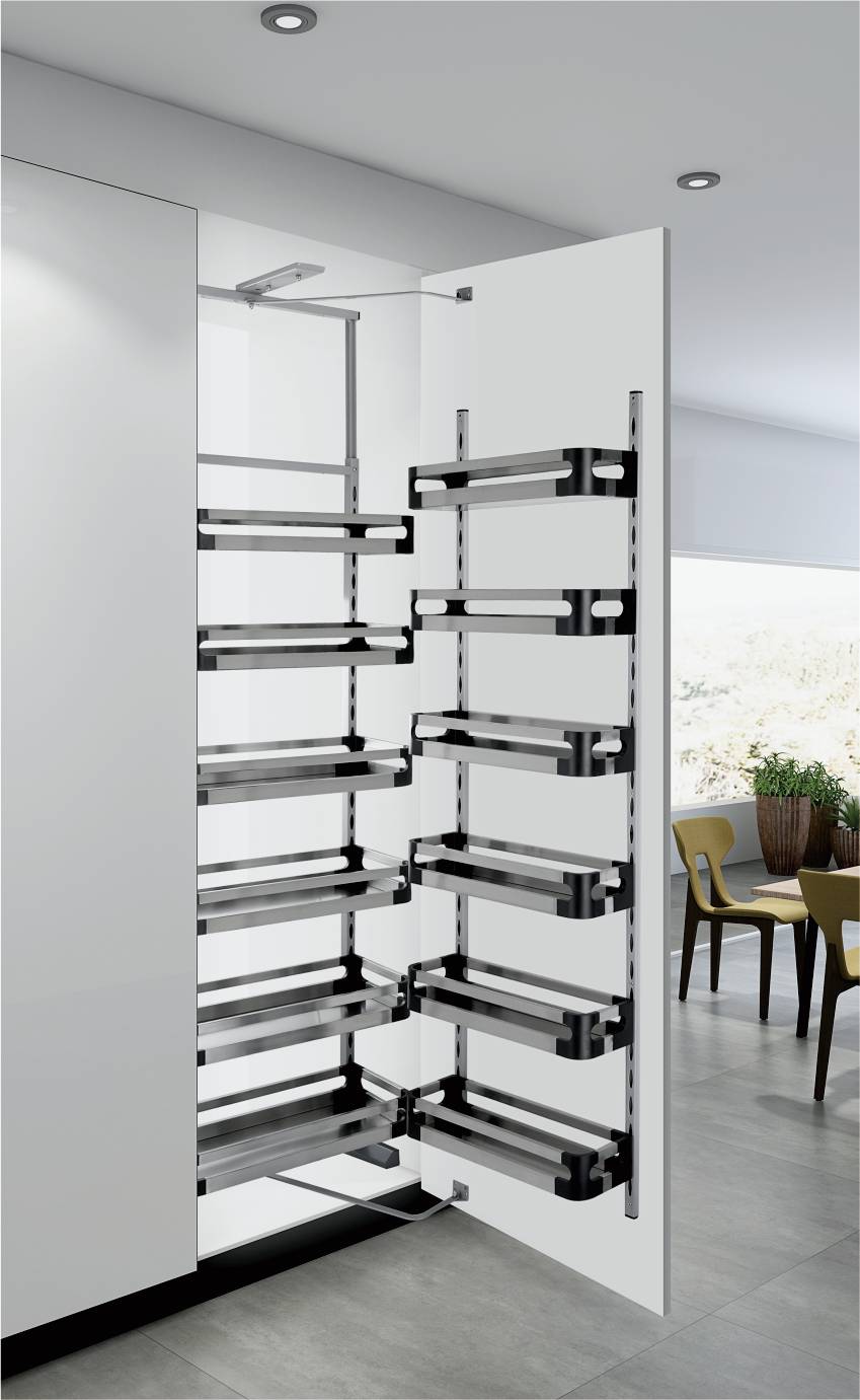 6 LAYER PULL-OUT TANDEM PANTRY
